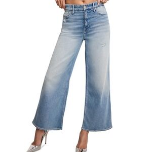 Wide Leg Light Blue Women's Jeans